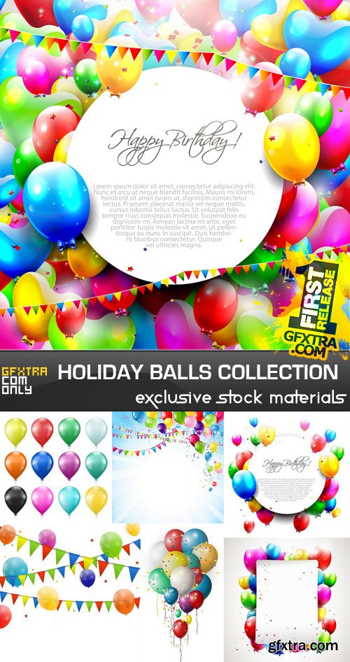 Holiday Balls Collection, 25xEPS