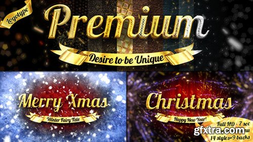 Videohive - Christmas Luxury Logo - over 30 Variations 6070720