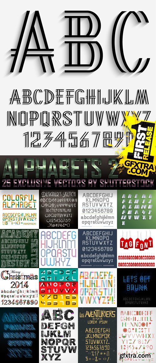 Amazing SS - Alphabets 2, 25xEPS