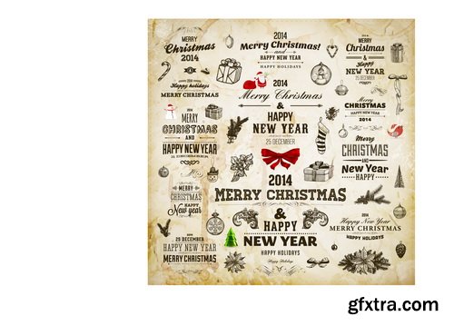 Amazing SS - Typography Christmas 5, 35xEPS