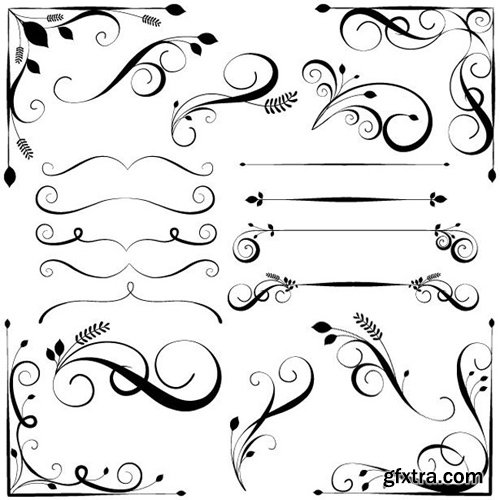 Flourishes Photoshop Brushes