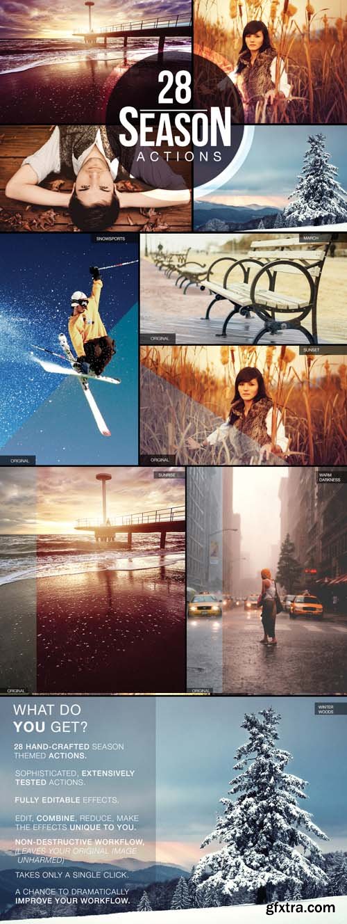 28 Season Photoshop Actions