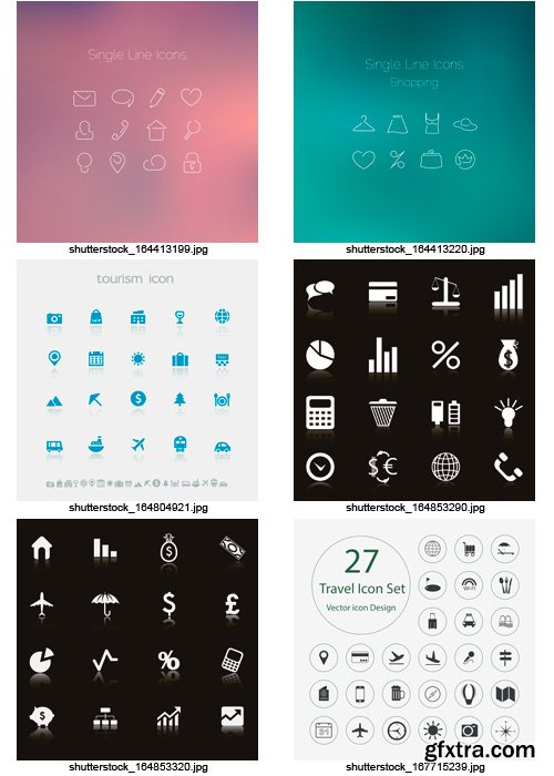 Amazing SS - Black & White Icons 9, 25xEPS