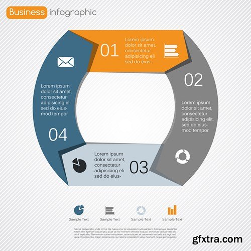 Collection of infographics vol.47, 25xEPS