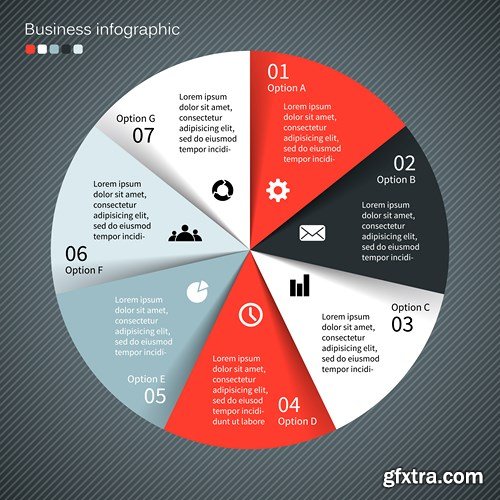 Collection of infographics vol.47, 25xEPS