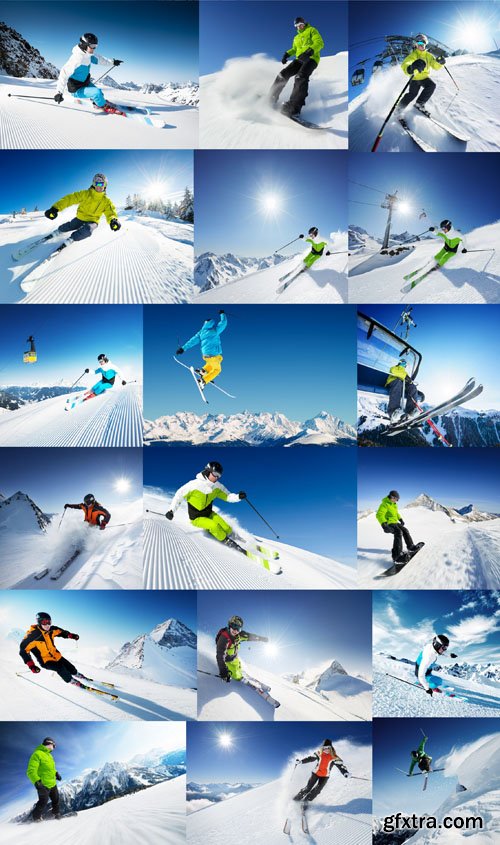 Mountain Skiing, 25xUHQ JPEG