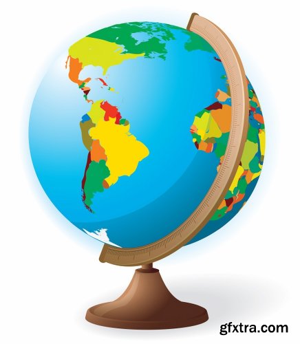 Earth Globe Vectors
