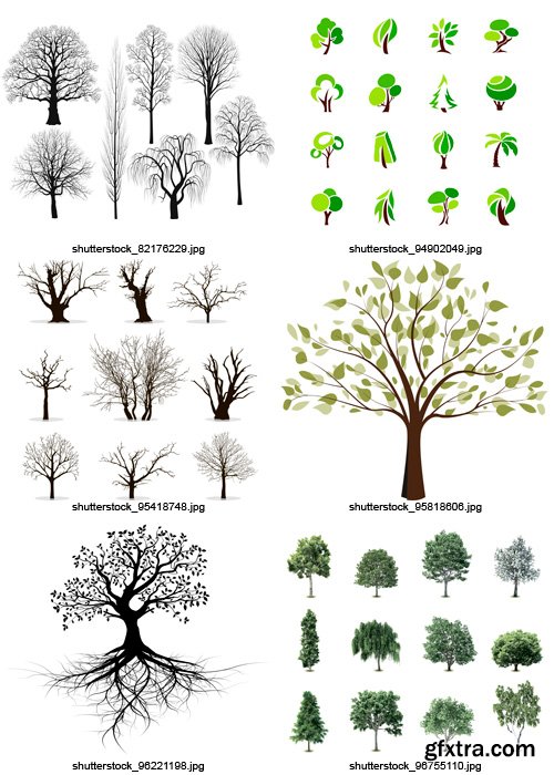 Amazing SS - Set of Trees, 25xEPS