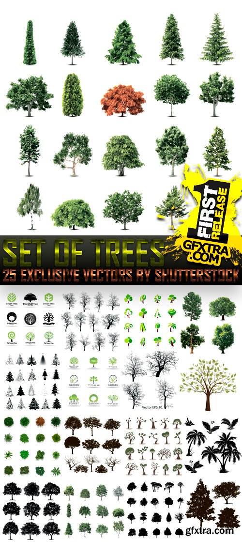 Amazing SS - Set of Trees, 25xEPS