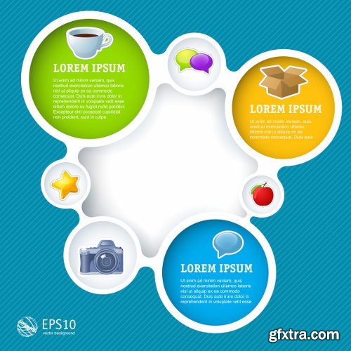 Infographics & Graphs Stock Images Vectors and Illustrations Pack 2