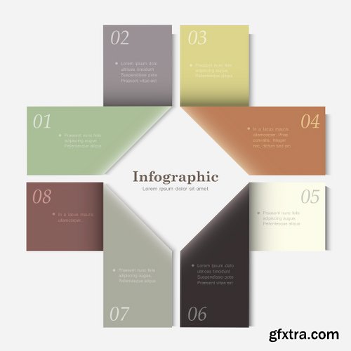 Infographics & Graphs Stock Images Vectors and Illustrations Pack 2