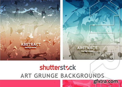 Art Grunge Backgrounds - 25xEPS