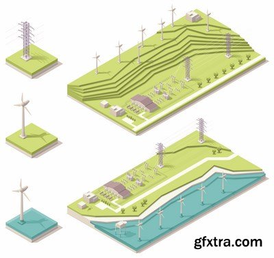 Isometric Vector MIX - 25 EPS