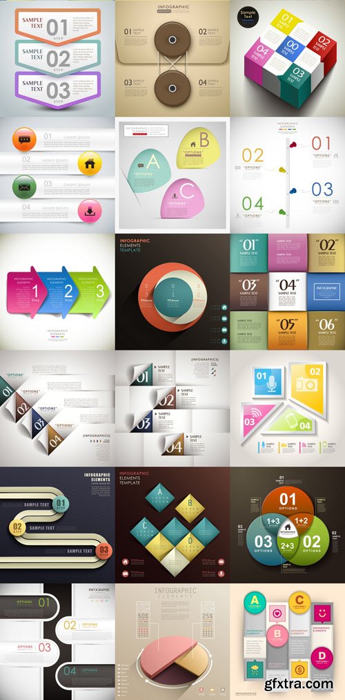 Infographics Elements #18 - 25 EPS