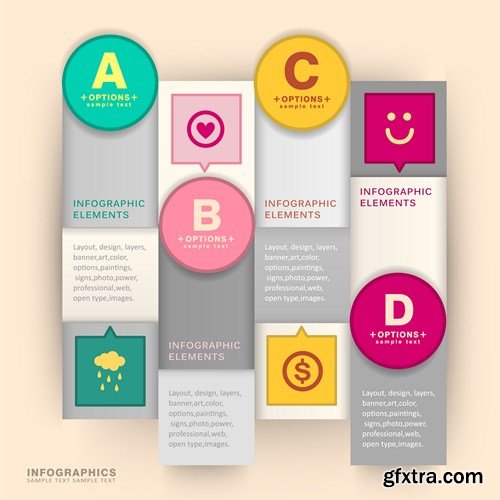 Infographics Elements #18 - 25 EPS