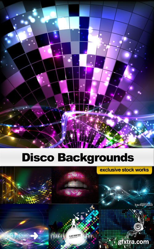 Disco Backgrounds - 25x EPS