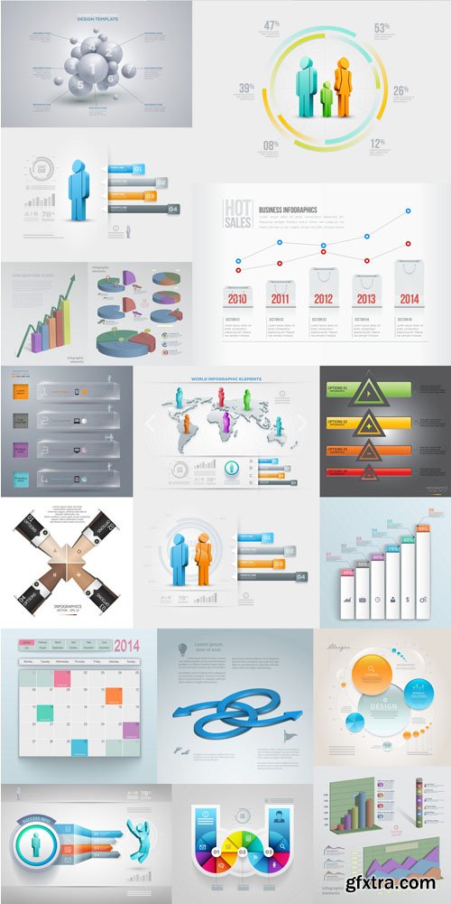 Infographics Elements #19 - 25 EPS