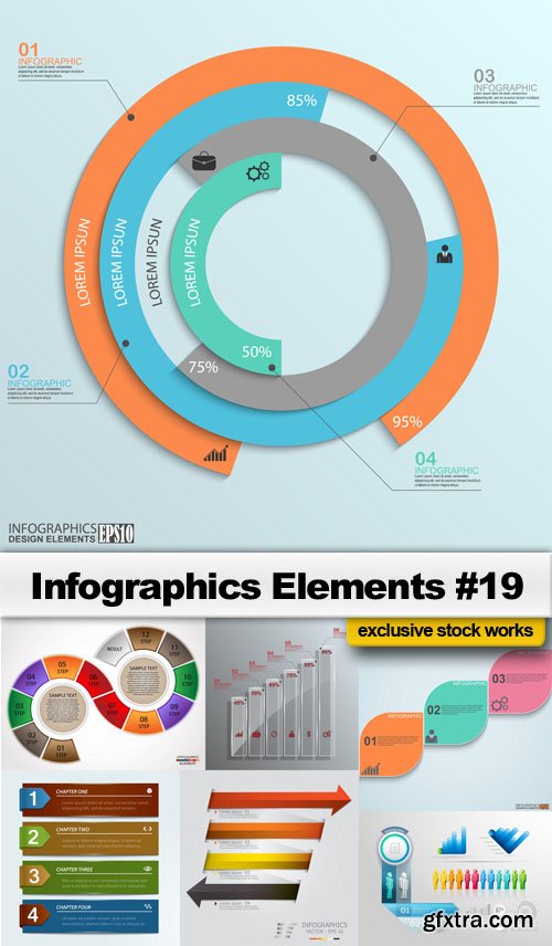 Infographics Elements #19 - 25 EPS