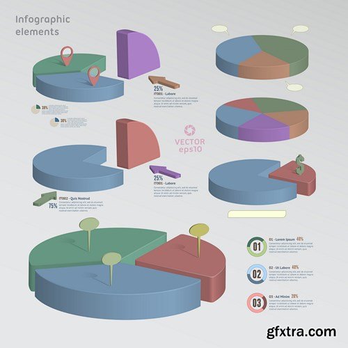 Infographics Elements #19 - 25 EPS