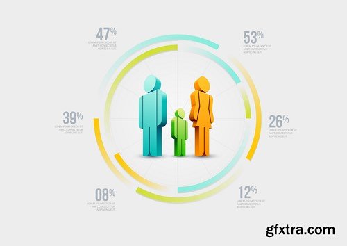 Infographics Elements #19 - 25 EPS