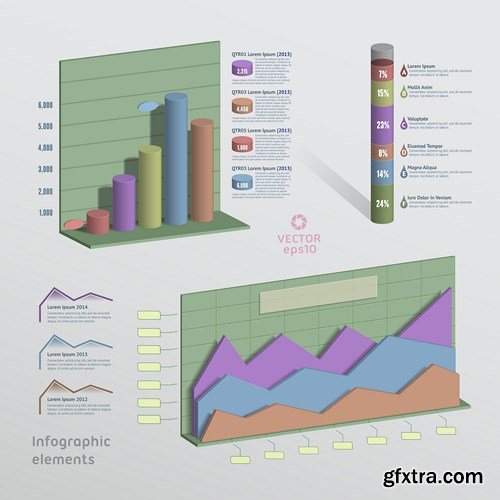 Infographics Elements #19 - 25 EPS