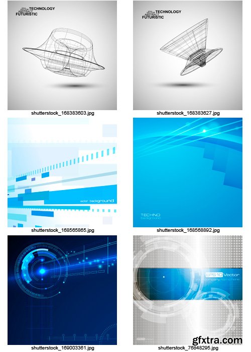 Amazing SS - Techno Background, 25xEPS