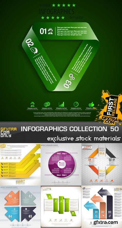 Collection of infographics vol.50, 25xAI