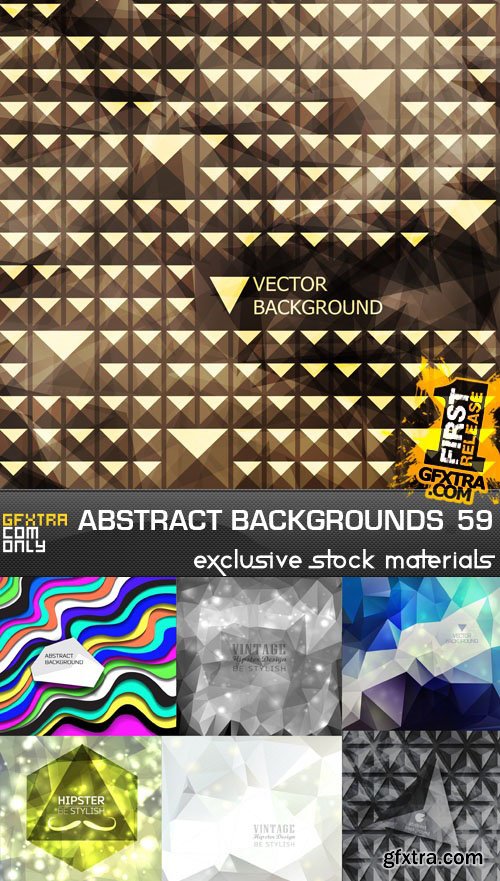 Collection of Vector Abstract Backgrounds Vol.59, 25xEPS