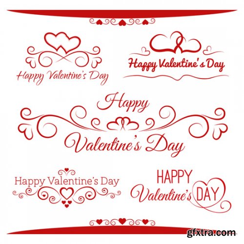 I Love You Cards for Valentine's Day 14xEPS