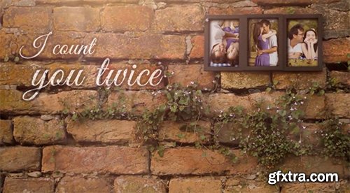 Videohive Photo Frame for Three Romantic Pictures 4655318