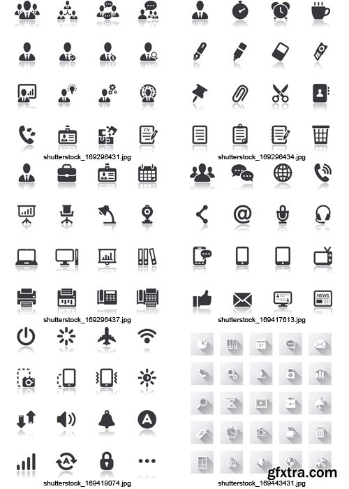 Amazing SS - Set of Black Icons, 25xEPS