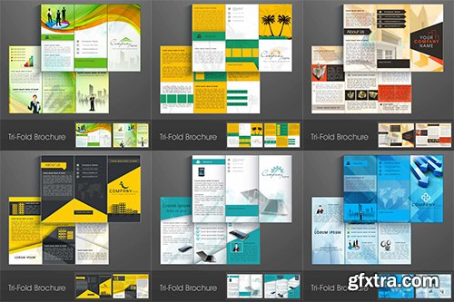 Professional Business Three Fold Flyer Collection