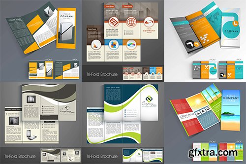 Professional Business Three Fold Flyer Collection