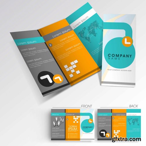 Professional Business Three Fold Flyer Collection