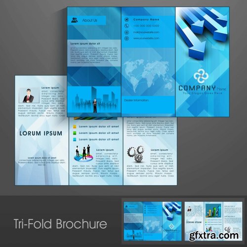 Professional Business Three Fold Flyer Collection