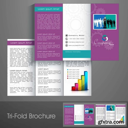 Professional Business Three Fold Flyer Collection