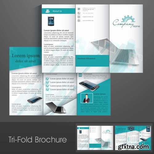 Professional Business Three Fold Flyer Collection