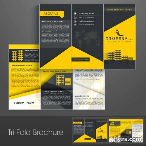 Professional Business Three Fold Flyer Collection