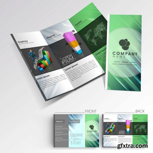 Professional Business Three Fold Flyer Collection