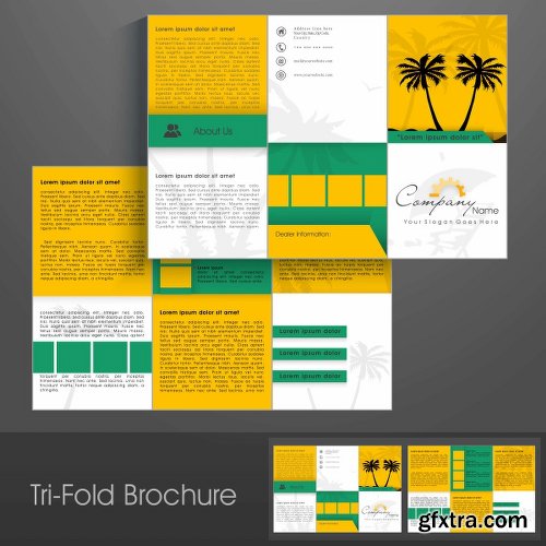 Professional Business Three Fold Flyer Collection