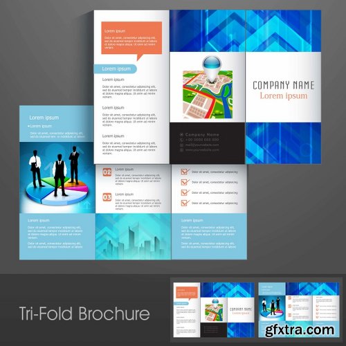 Professional Business Three Fold Flyer Collection