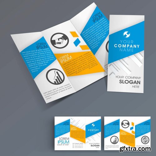 Professional Business Three Fold Flyer Collection