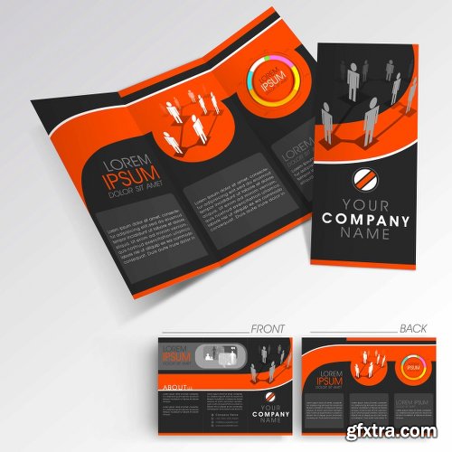 Professional Business Three Fold Flyer Collection