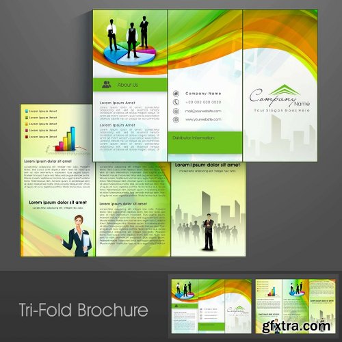 Professional Business Three Fold Flyer Collection