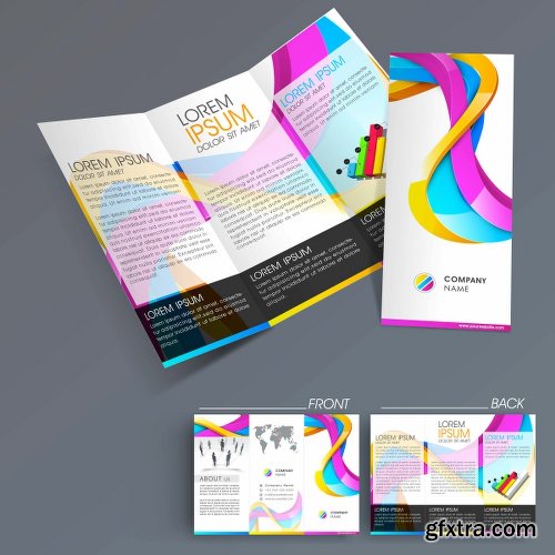 Professional Business Three Fold Flyer Collection