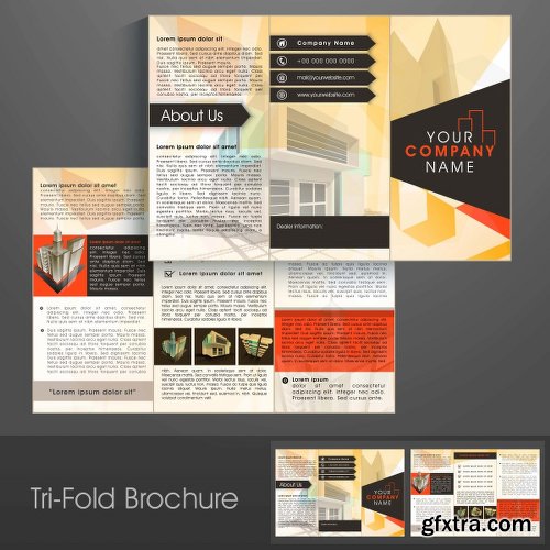 Professional Business Three Fold Flyer Collection