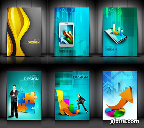 Professional Business Flyer Vector Collection