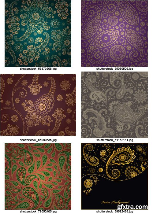 Amazing SS - Paisley Patterns 2, 25xEPS