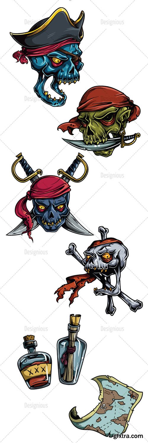 Pirates Vector Set