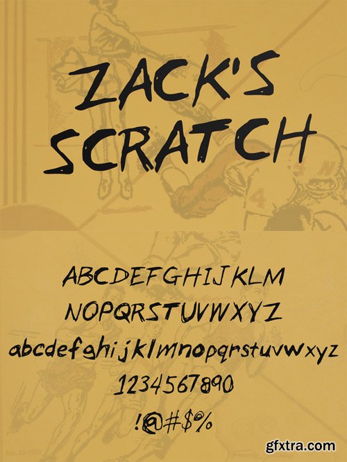 Zacks Scratch Font